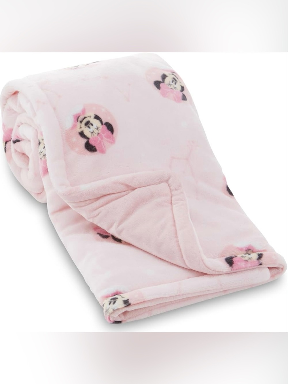 Minnie Mouse Warm & Cozy Soft Fleece Baby Blanket